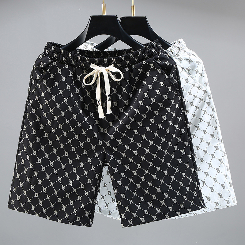 Short de sport court pour hommes, vêtements de plage, décontracté, course à pied, pantalon droit, tendance, été_voghion.com