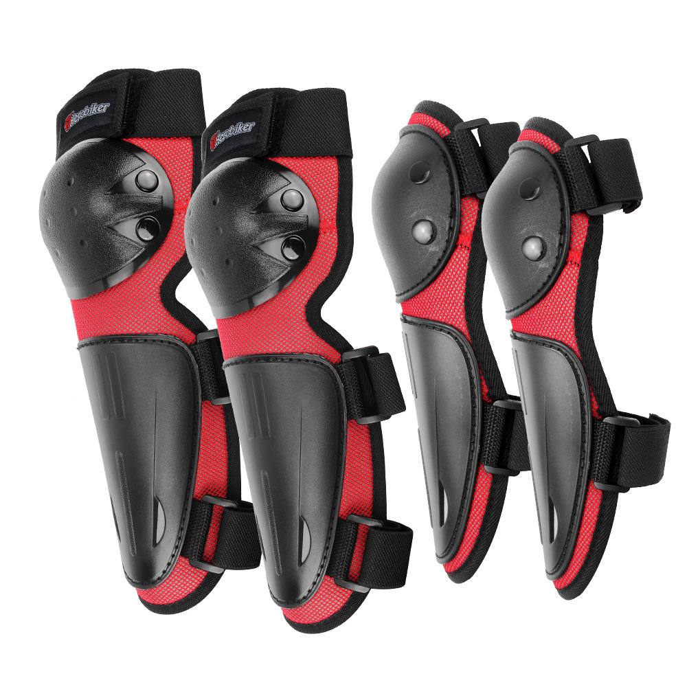 chaqueta de armadura para niños rueda de protección de bicicleta esquí rodilla de protección de codo deportivo al aire libre bicicleta de montaña protector