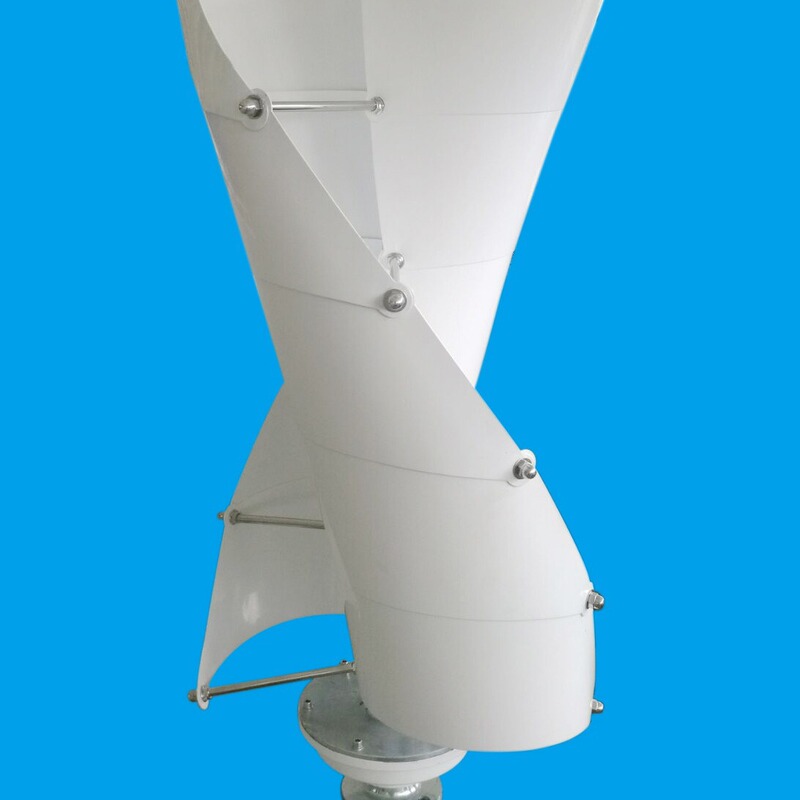 200W12/24V スパイラル小型風力発電機垂直軸マイクロ風力発電機セット|undefined