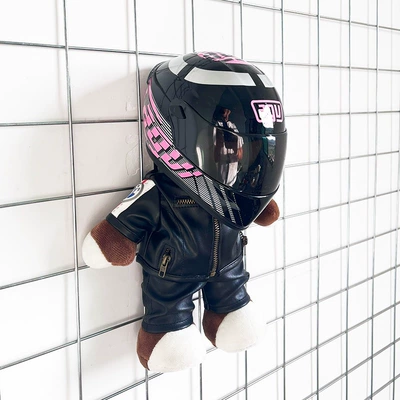 Motosiklet dəbilqələri | travel trunk decoration rally - height-28cm-emerald-green-black-bear-agv-myth-upgraded-tail-wing