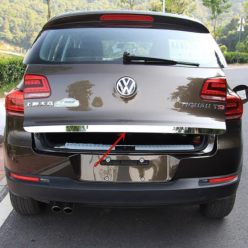 Suitable for Volkswagen Tiguan L models 10-26, specially designed stainless steel tailgate trim, trunk bright strip, anti-scratch strip