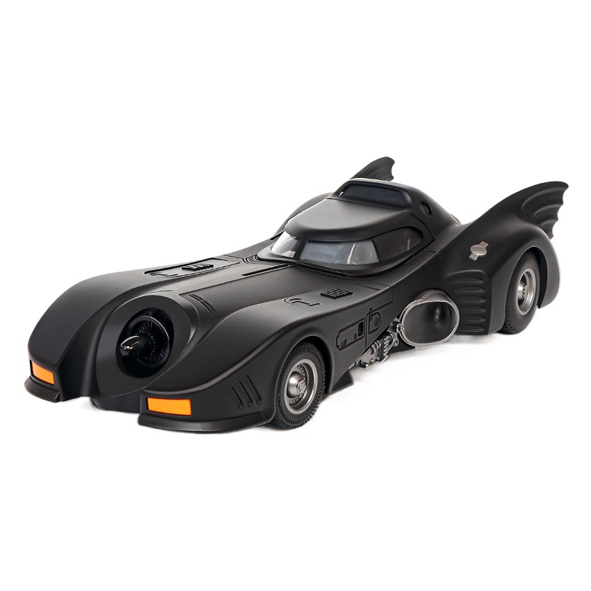 Qiyi aleación coche modelo 1:18 genuino Batman carro deslizante sonido y luz juguete clásico coche modelo decoración colección