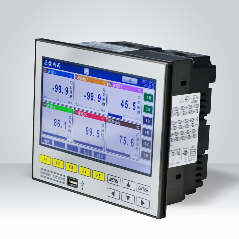 多通道无纸记录仪 7英寸彩屏压力液位温度记录仪表us数据厂家直供