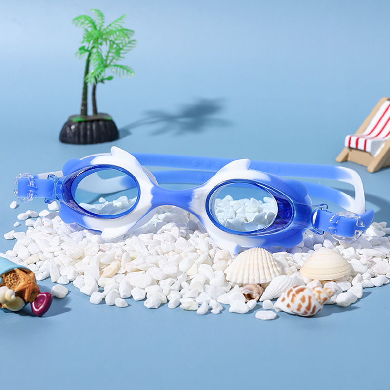 Gafas de Natación para Niños de Policarbonato Impermeables y Anti-empañamiento
