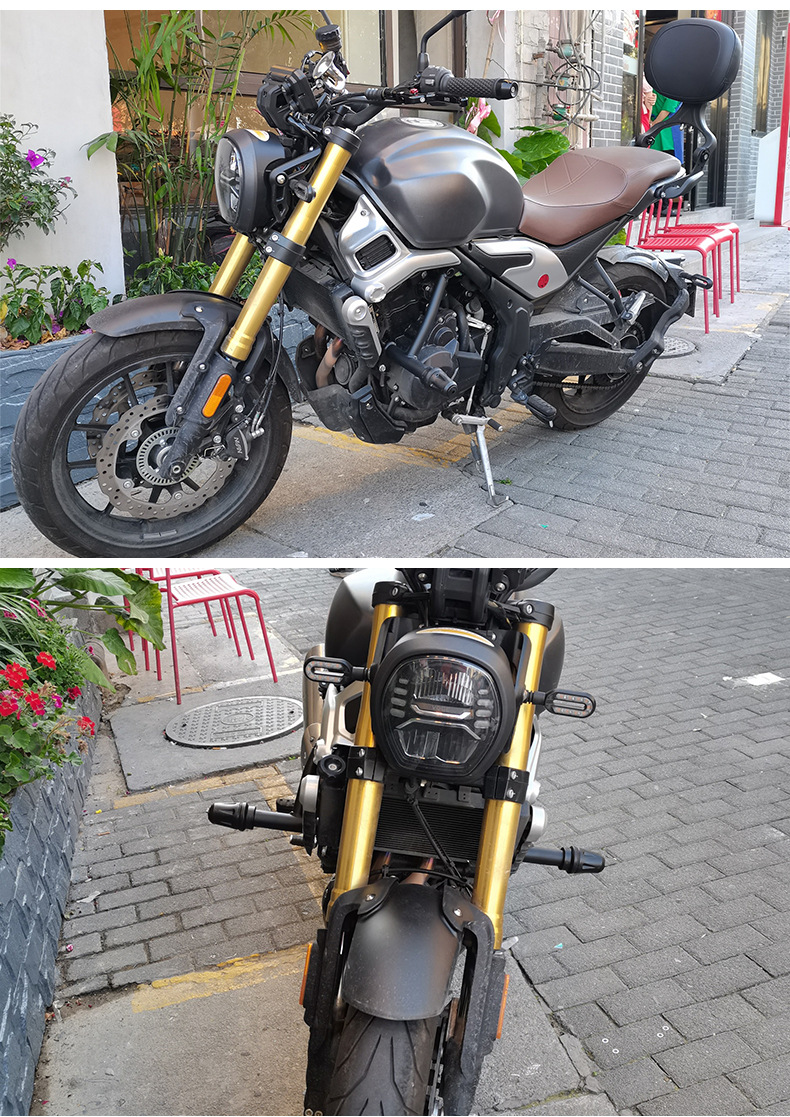 Suitable for Wuji 500Ac Bumper Motorcycle Front Guard Bar, Competition Guard Bar, Single Bar, Anti-Fall Bar, Modification Accessories