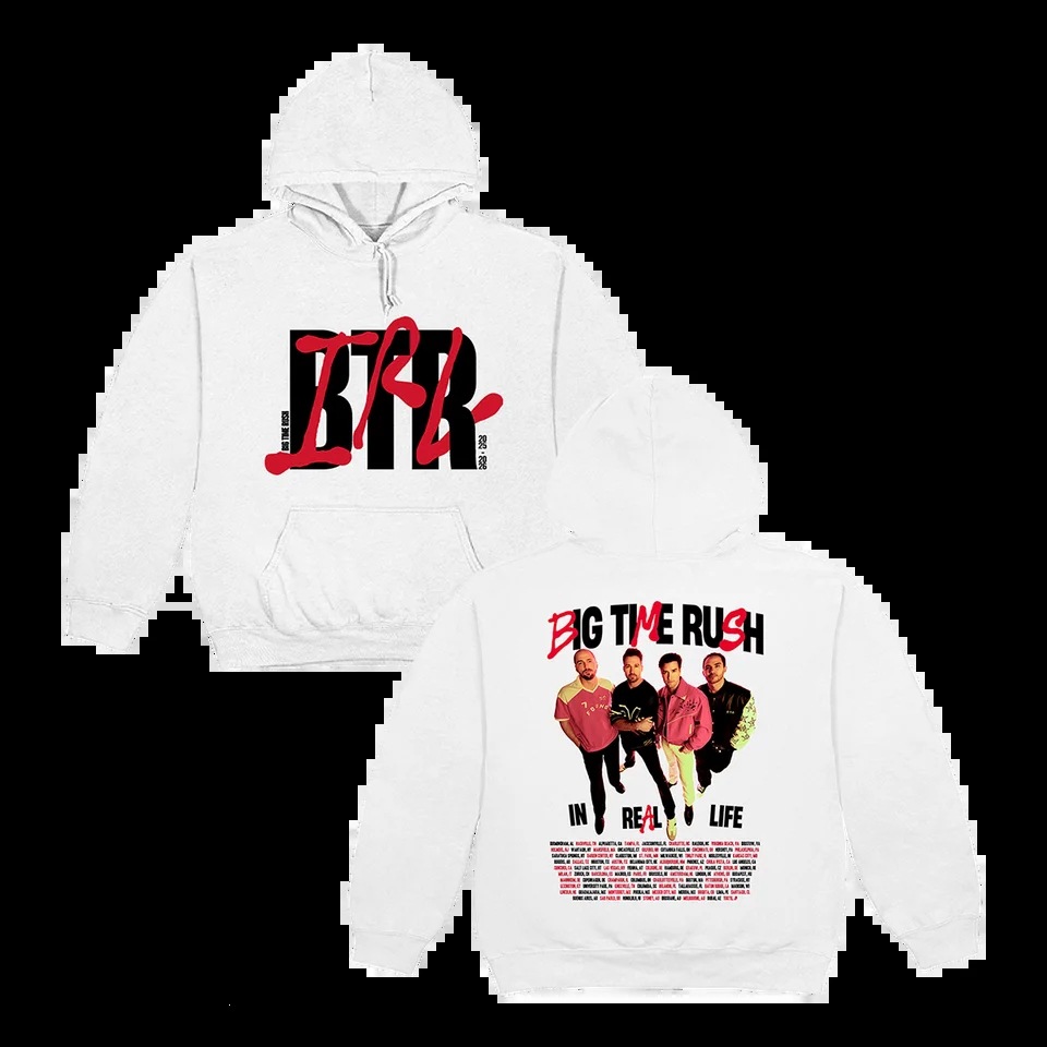 BTR real life tour sweatshirt big time rush Y2K women men casual…
