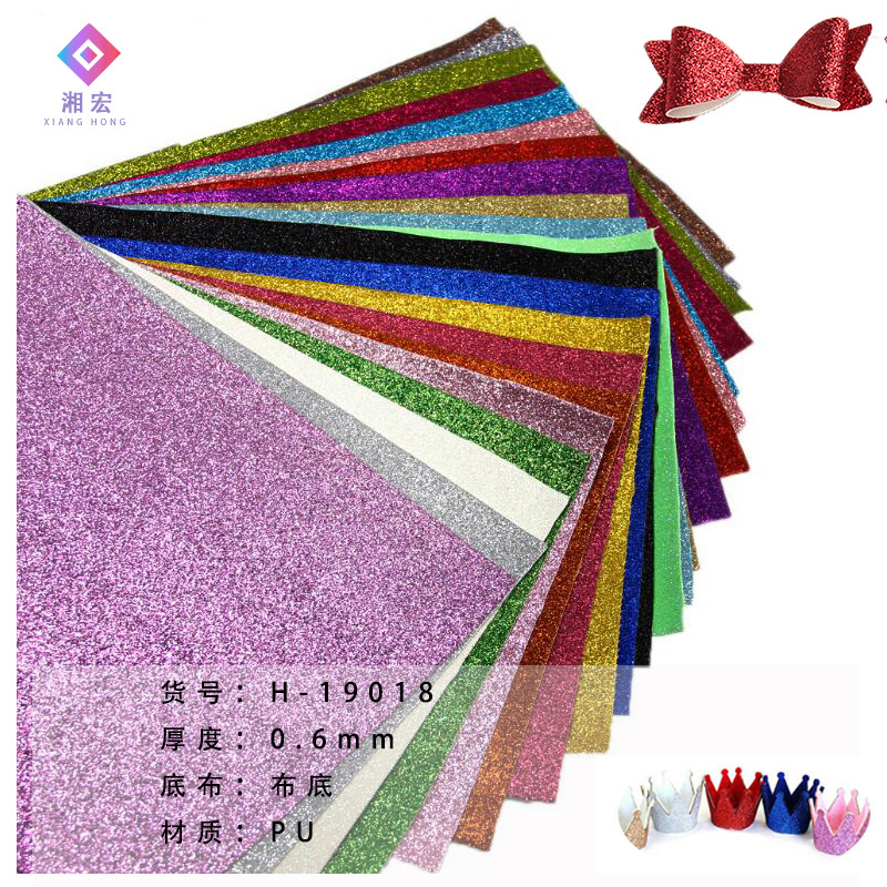 格利特PU皮革晚包女鞋蝴蝶结皮套装饰巴黎钻石素面镭射金葱细闪粉