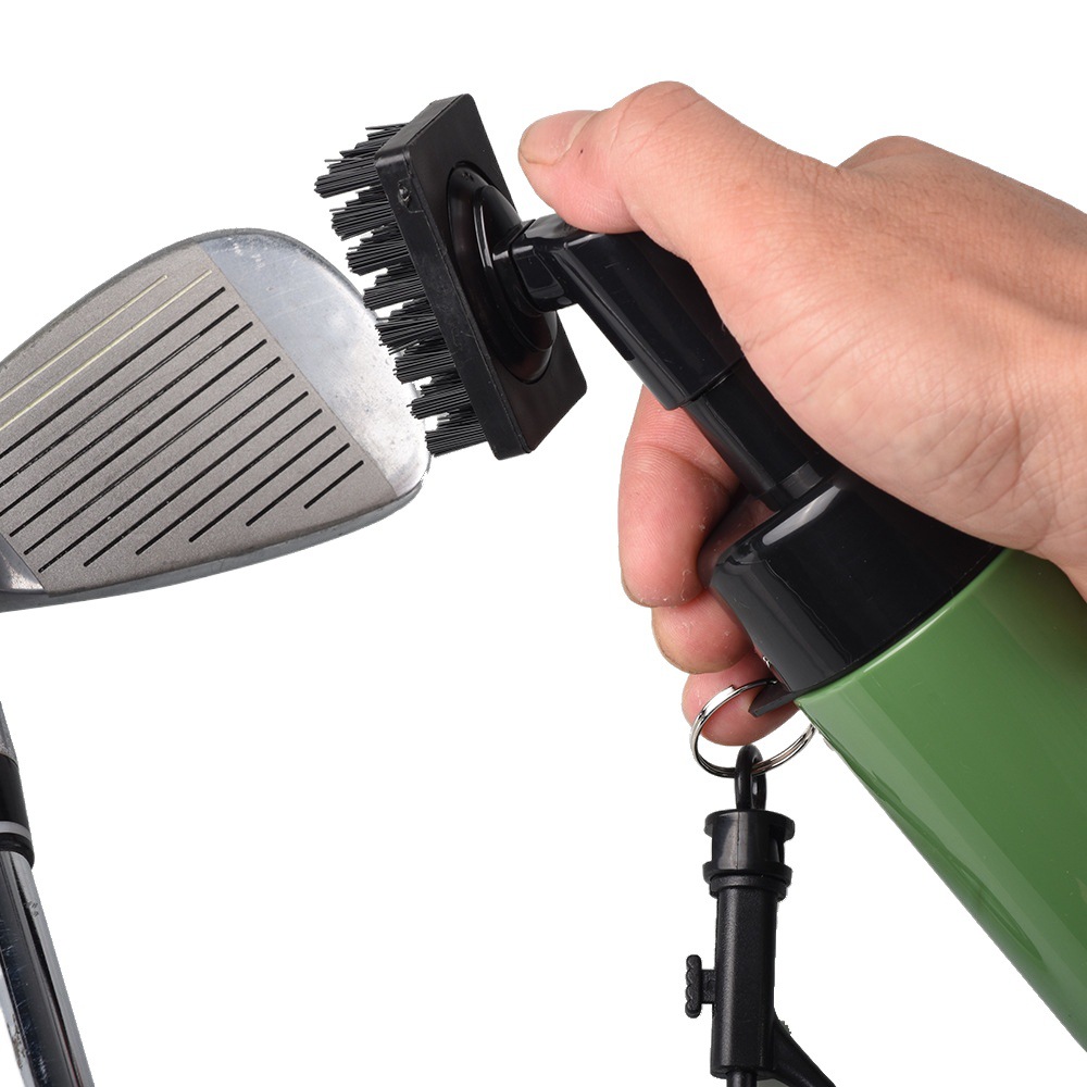 Cepillo de limpieza del Club de Golf regadera tipo empuje cepillo de limpieza de la cabeza del club hervidor de agua ranura herramienta de limpieza multifunción
