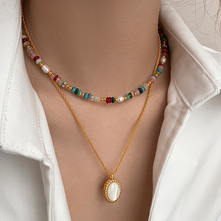 Natural Crystal And Gemstone Charm Pendant For Positive Energy_voghion.com