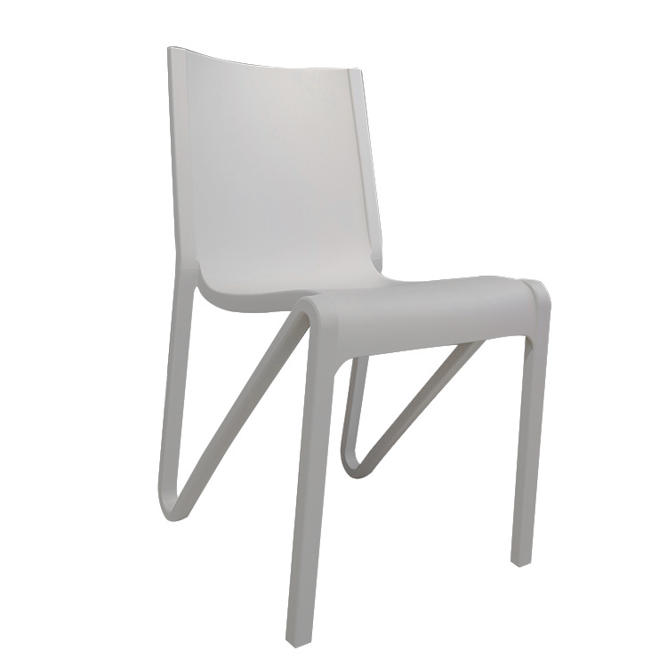 silla de plástico nórdica al por mayor silla de comedor simple sillón de respaldo de sala de estar taburetes de comedor