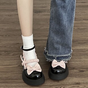 ��ϵ������ɫ�����Y������СƤЬŮ2025�괺���\���ɸ���jk��Ь