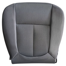 適用2011-2014福特F150駕駛員側底部更換布座椅罩灰色織物座椅套