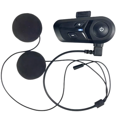 Full helmet motorcycle helmet Motorcycle Helmet Headset - black-soft-wheat