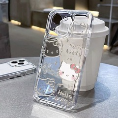 ケイティのアバターは、iPhone17、16、13/12mini、15、男性と女性向けの透明ソフトケースに適しています。