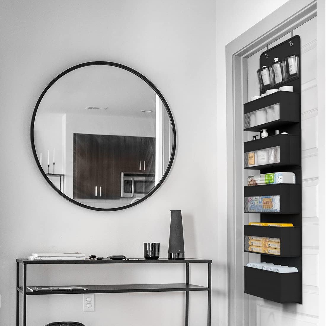 Bolso colgante negro extraíble 5 1