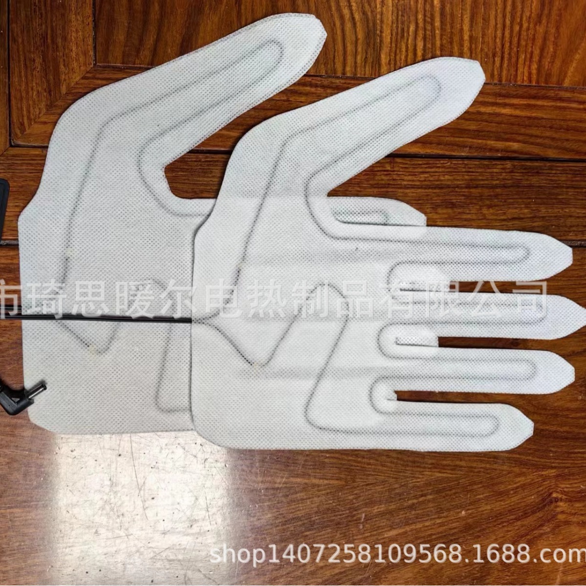 车缝五指低压安全电热手套片，5v----60v，三档控温高效