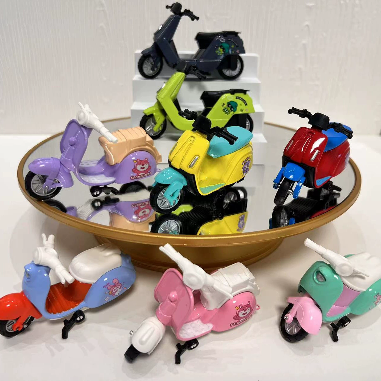 Трансграничный творческий сплав модель мотоцикла украшение маленький овечий брелок школьная сумка кулон игрушка небольшой подарок оптом