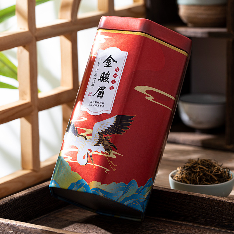 Superior Jin Jun Mei Black Tea Leaves, Wuyi Mountain Aroma Type, 2023 New Tea, Yarn in Yarn, 150g Canned