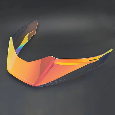 Dəbilqə (Kaska) aksesuarları, Hj26 Helmet Lens Is - hj26-rear-wing-aurora-red-2-sets-of-glue-included