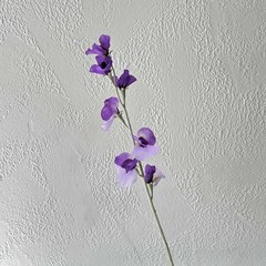 Simulated Sweet Pea Flower Wedding Hall Decor Flower Materials Chiffon Flower Path Guide Standing Insert Flower Living Room Ornament Artificial Flower