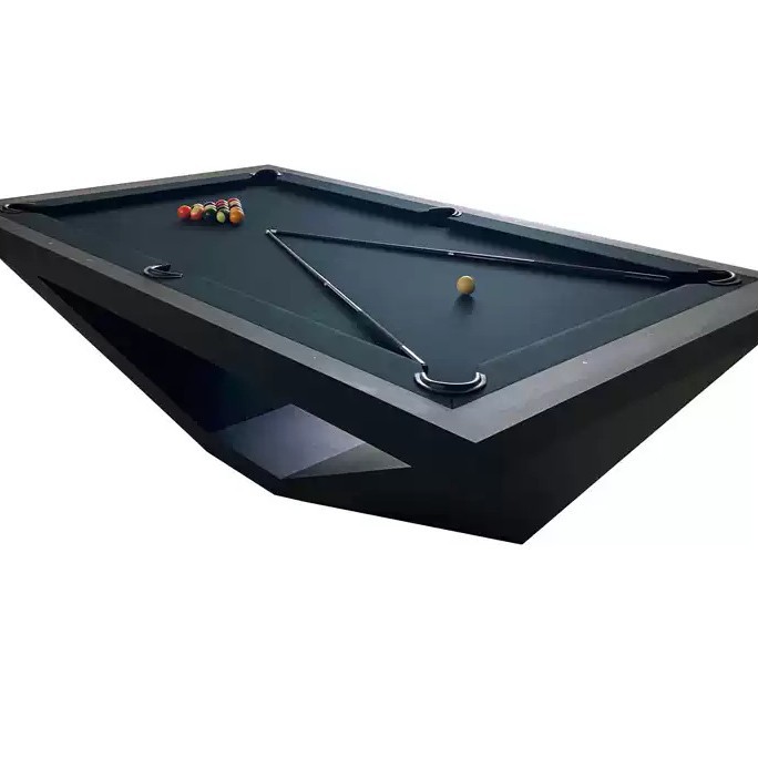Mesa de billar Mesa de billar para adultos estándar para el hogar American Black Eight Face Nine Ball Villa de alta gama Sala de entretenimiento comercial
