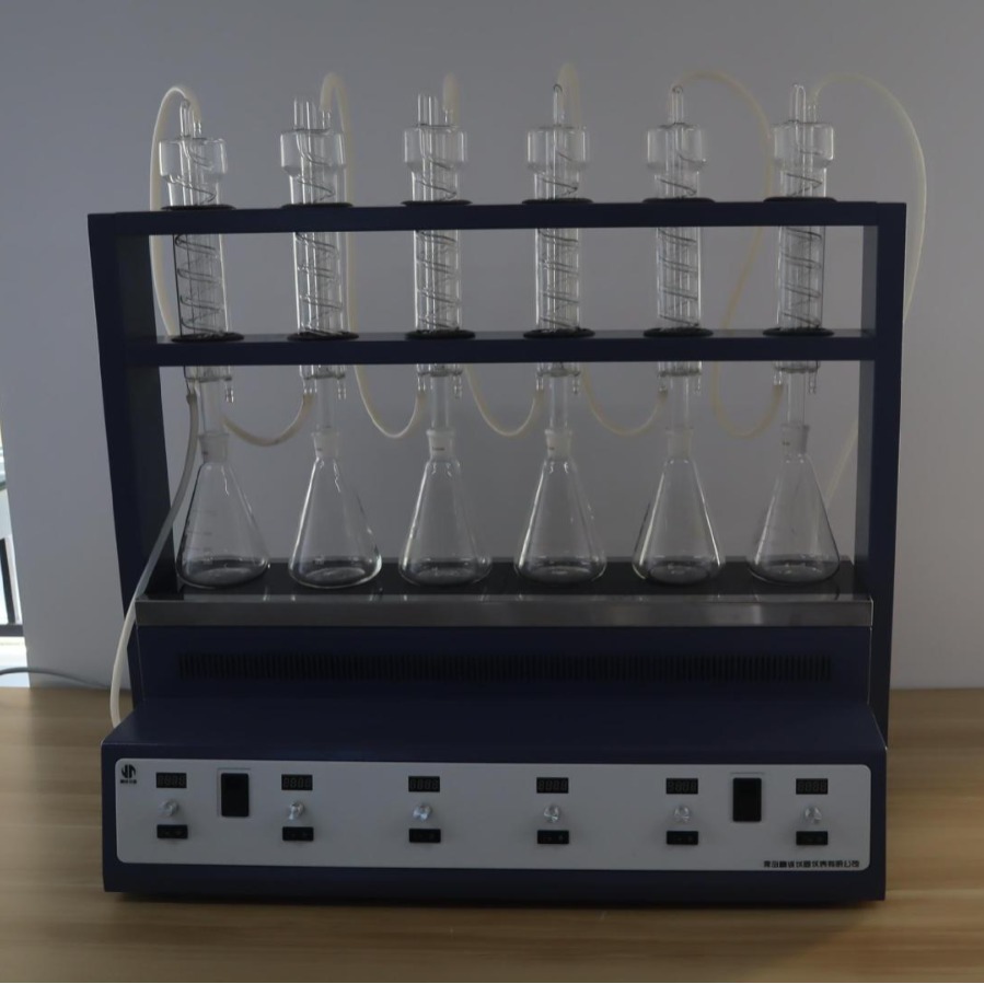 全自动智能一体化氨氮挥发酚氰化物蒸馏装置 半自动蒸馏器