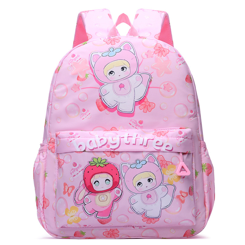 Mochila para niños de primer grado, jardín de infantes, nueva mochila de dibujos animados, mochila ligera para niñas lindas