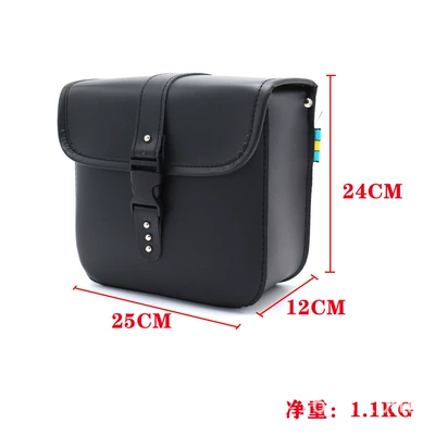 Saddlebag, Side Pouch, Side – Motorcycle Safety Supplies - 20-black-rubber-buckle-pair