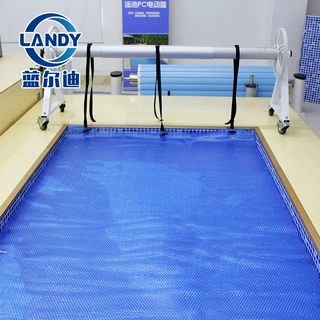 现货厂家直供 浴池罩泳池泡罩 泳池盖布PE材质 保温防尘气泡盖膜