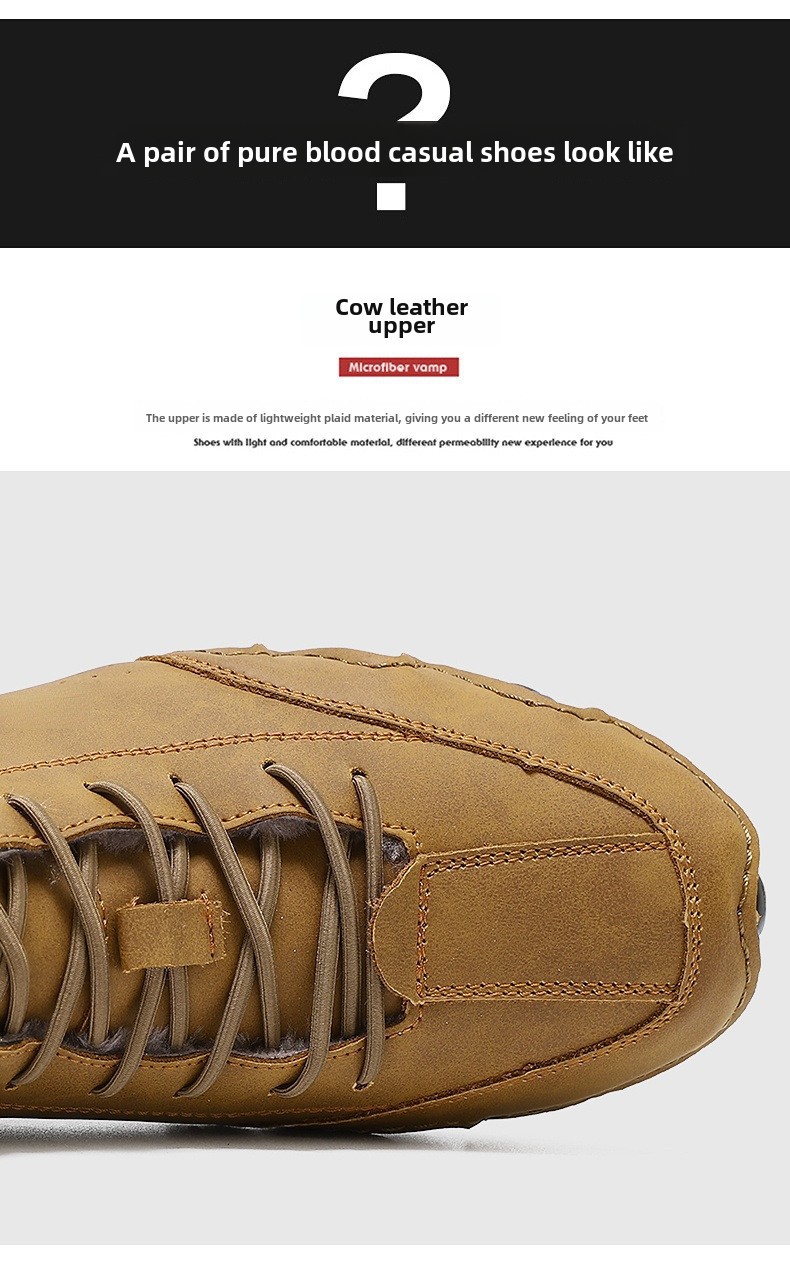 Cross-border Explosions Vinterfløyelsmartinstøvler Store størrelser Octopus Herre Varme Bomullssko Høye Herresportssko_voghion.com