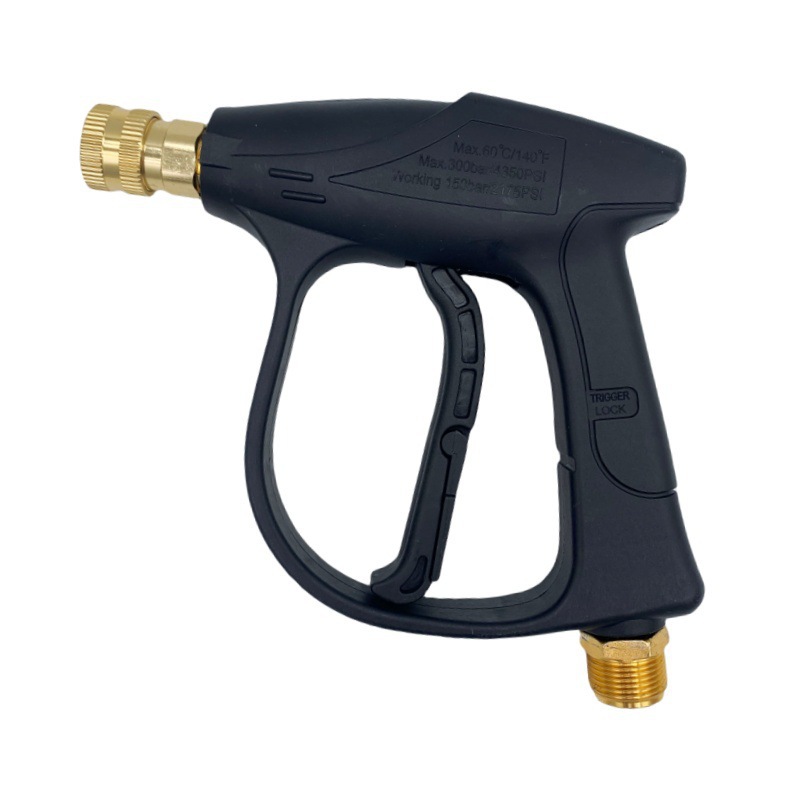 Ventas en caliente transfronterizas spot lavado de automóviles de alta presión pistola corta conjunto de espuma de goma conjunto de boquillas conjunto de pistola de agua doméstica de cobre image 16