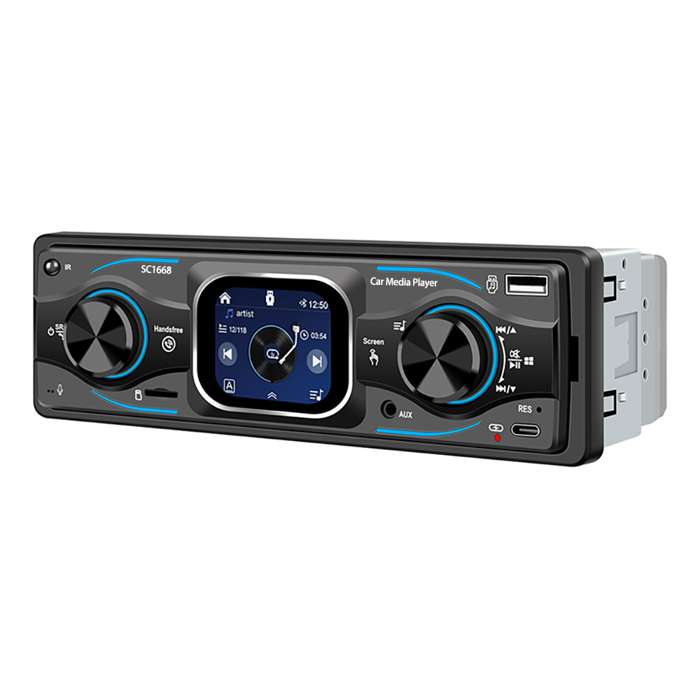 Car Bluetooth Mp3 Lossless Music USB Card Player Fm Radio Smart Touch Screen Small 12V Universal