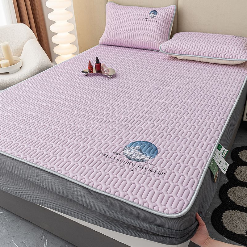 Sombrilla de cama fresca, alfombra de enfriamiento de verano para el hogar, sábana de seda de hielo de verano, sábana de cama, alfombra de aire acondicionado lavable para dormitorio