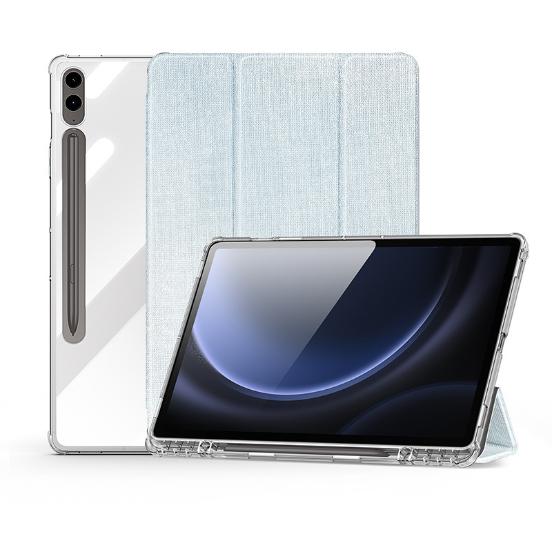 Aplicable para Samsung TabS10Plus cubierta de placa plana A9Plus retro hacer vieja cubierta transparente simple al por mayor