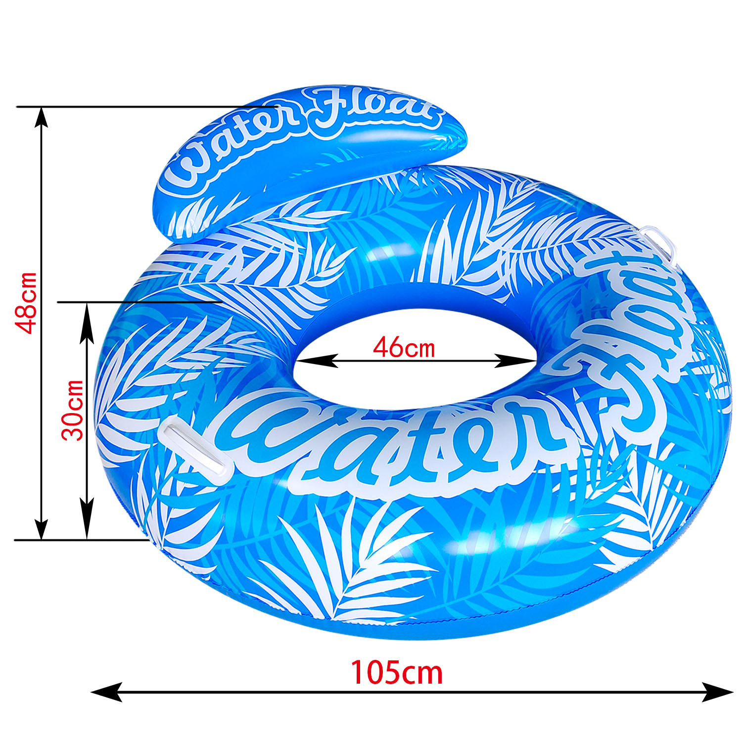 Nuevos productos transfronterizos de impresión para adultos anillo de natación de dibujos animados para niños anillo de frutas engrosado anillo de salvavidas anillo flotante inflable