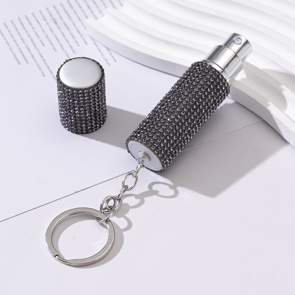 1 Piece Quantity Glam Solid Color Plastic Rhinestones Women's Keychain