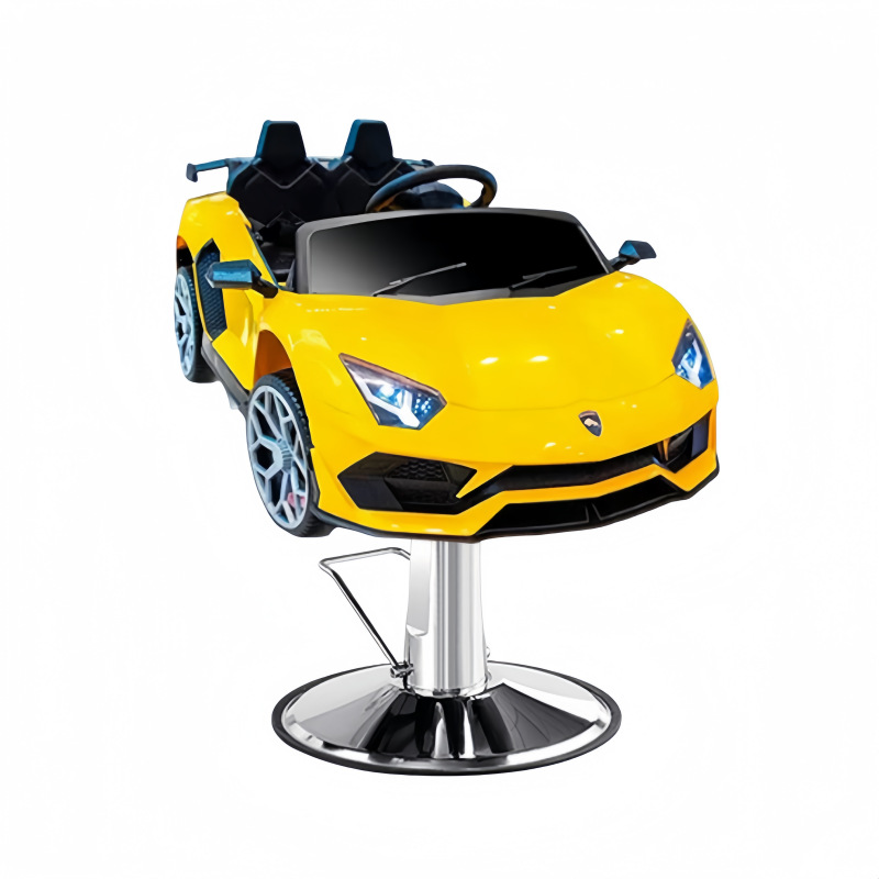 Silla de peluquería transfronteriza para niños silla de cabello giratoria silla de elevación salón de peluquería multifuncional asiento de automóvil de dibujos animados al por mayor image 56