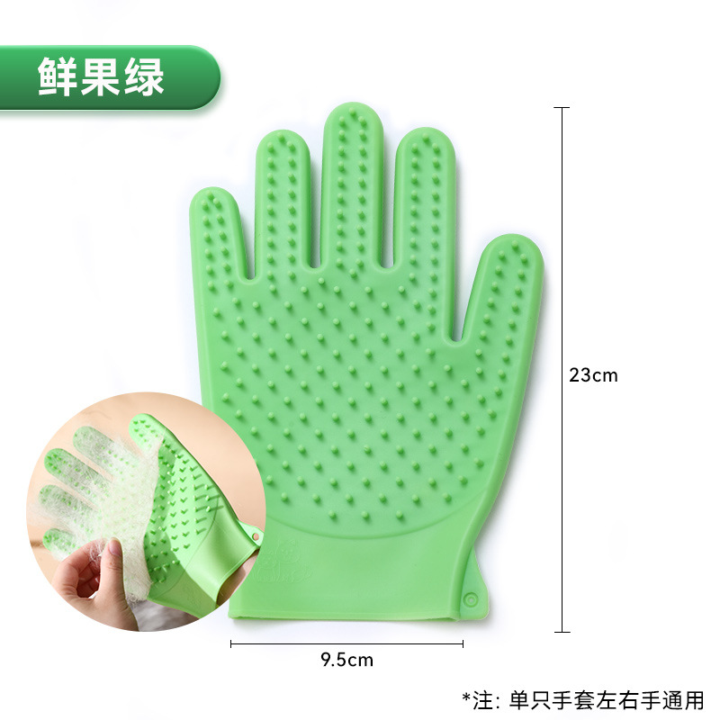 Gato guantes gato limpiador de pelo gato peine cepillo de pelo flotante pelo anti-arañazos artefacto perro depilación suministros de baño