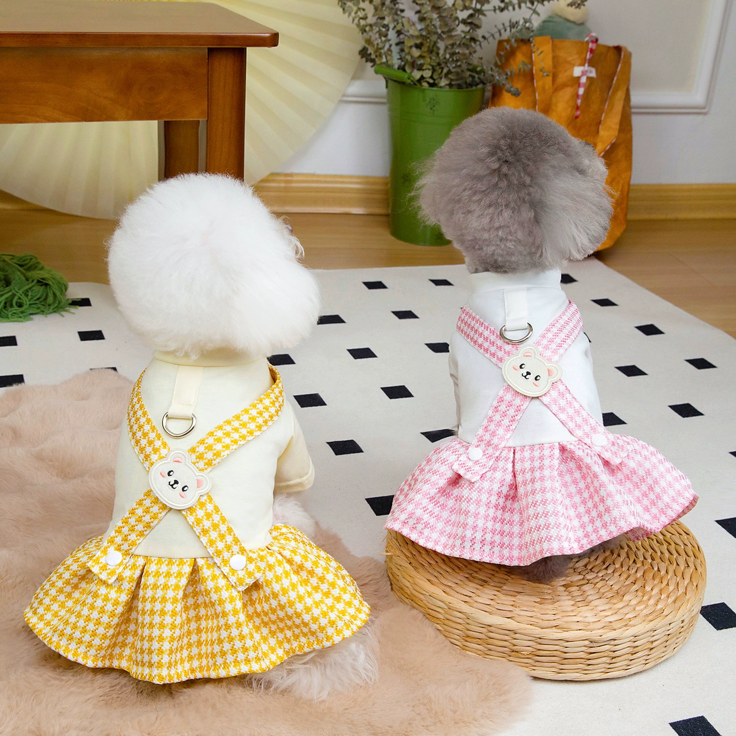 25 скрещенные юбки для собак одежда весна и осень платье для кошек Принцесса юбка Sea Wind Holiday юбка для маленьких собак Тедди