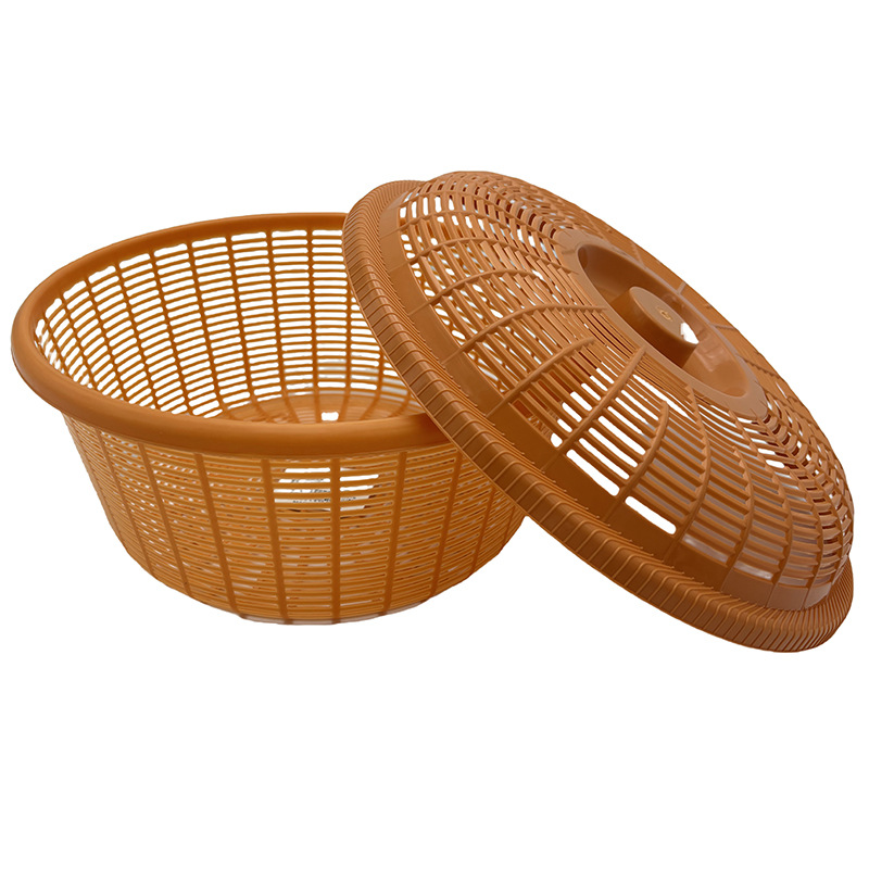 F1932 906 cesto de frutas con cubierta cesto de pan al vapor cocina cesto de lavar frutas huecas 3 yuanes tienda