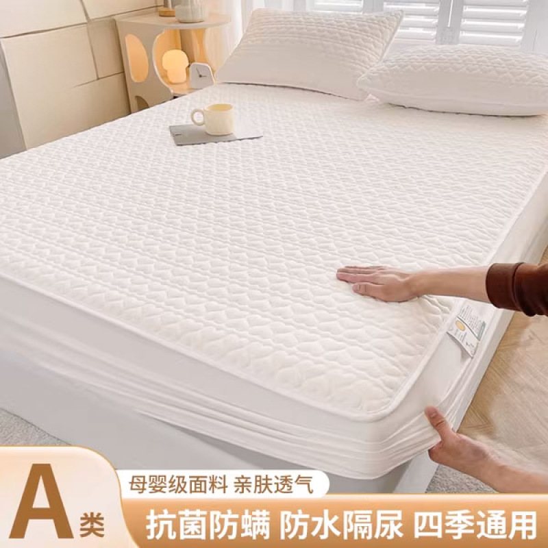 Un tipo de sábana impermeable funda de cama acolchada gruesa de una pieza funda protectora de colchón Simmons 2025 nueva sábana antideslizante