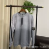 With a round collar, gradient