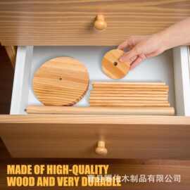 木质晾面架实木可拆卸可旋转折叠家用多功能挂式收纳架厨房配件