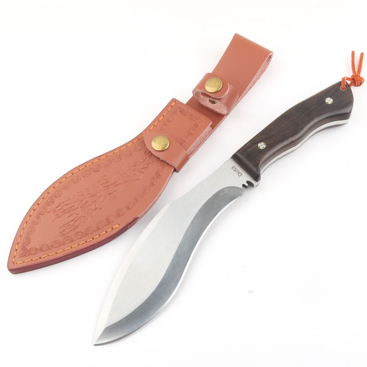 户外砍柴刀野营一体龙骨刀高硬度刀锋利随身防身野外求生刀