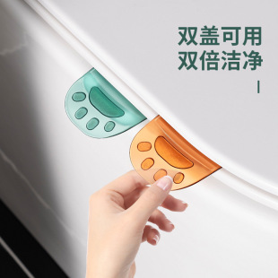 Cat Claw Toilet Lid Lifter Portable Lid Flip Toilet Creative Toilet Handle Cartoon 3m Adhesive Toilet Seat Lifter