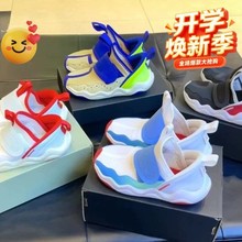 BG261小鲨鱼新款d开学季透气轻便儿童魔术贴一脚蹬aj莆童鞋批发
