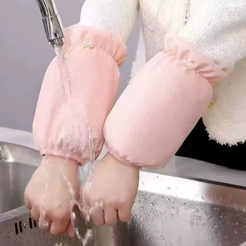 Демисезонная милая водонепроницаемая куртка с рукавами, пуховик для учащихся начальной школы, корейский стиль