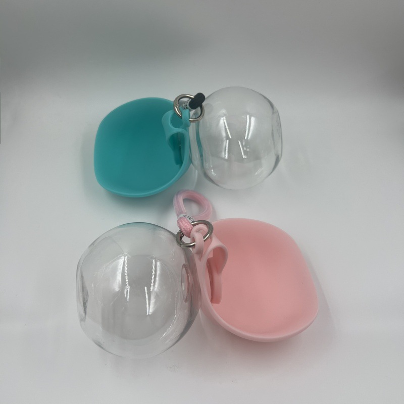 Productos de mascotas transfronterizos para gatos y perros hervidor de acero inoxidable al aire libre reflujo plegable bebida portátil de gran capacidad