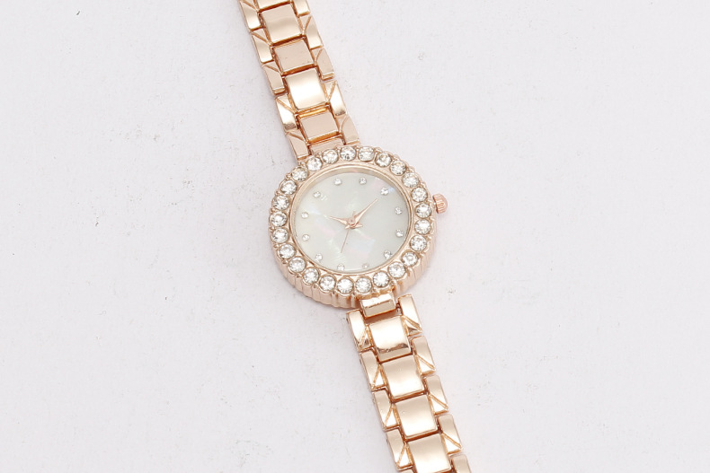 55g Weight Tempered Glass Mirror Material Alloy Strap Material Watch Classification Pointer Display Type Jewelry Buckle Buckle Style Round Dial Shape Daily Occasion Quartz Movement Geometric Pattern All Seasons Season Women's Gender Simple Style Style Simple Style Geometric Jewelry Buckle Quartz Watch Women's Watches 12