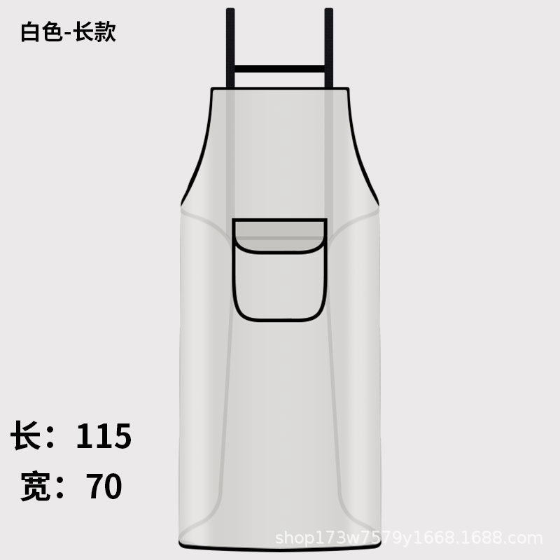 TPU 無洗エプロン家庭用キッチン防水オイル 2025 新しいインターネット有名人の作業服調理エプロン春と秋のスーパー|undefined